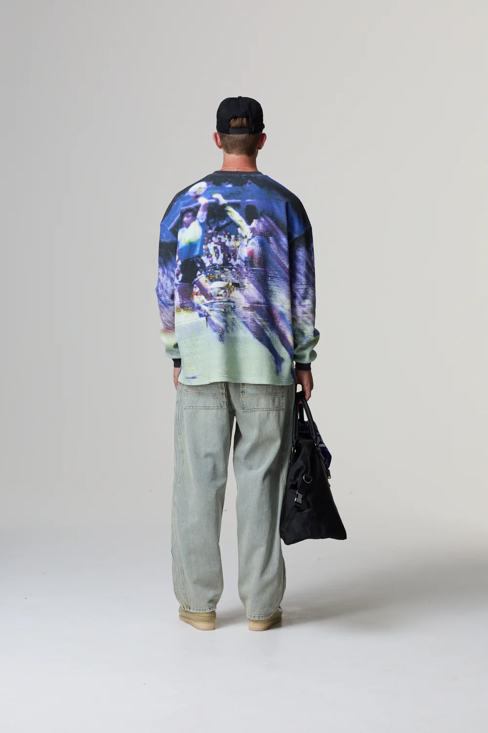HAND OF GOD WAFFLE T-SHIRT - Image 4
