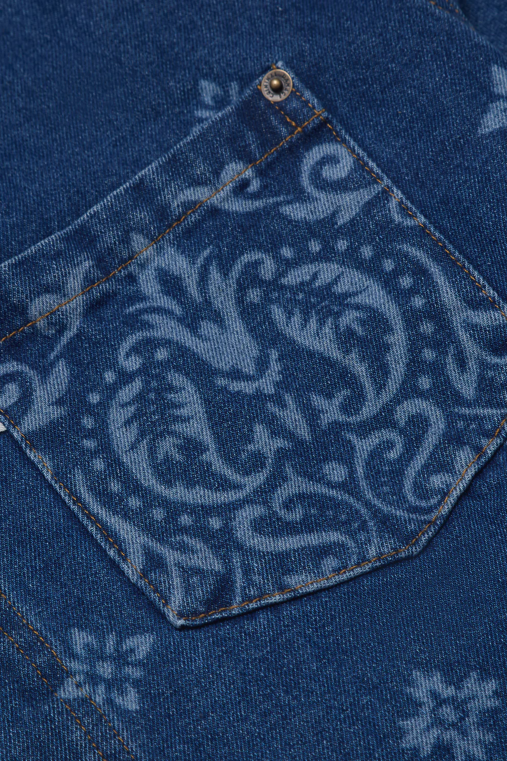 LASER  PRINT DENIM SHIRT - Image 5