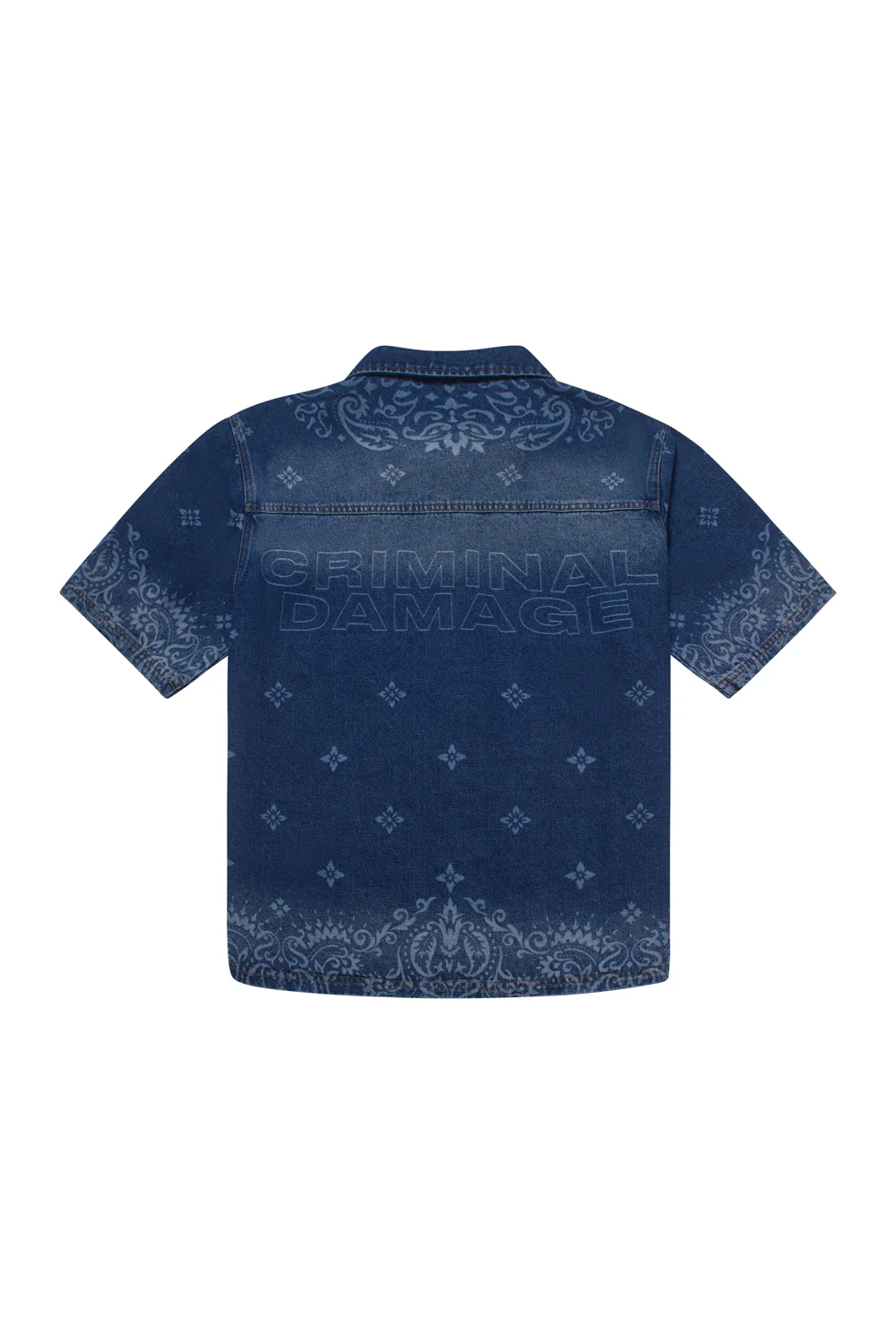 LASER  PRINT DENIM SHIRT - Image 6
