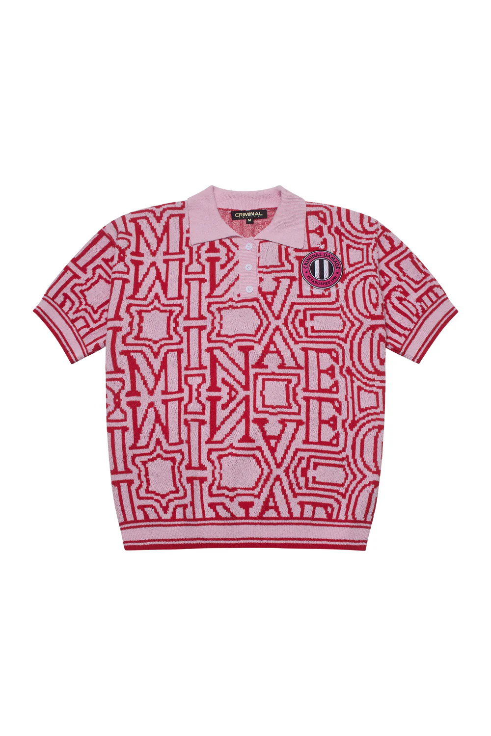 LOGO JACQUARD  POLO SHIRT