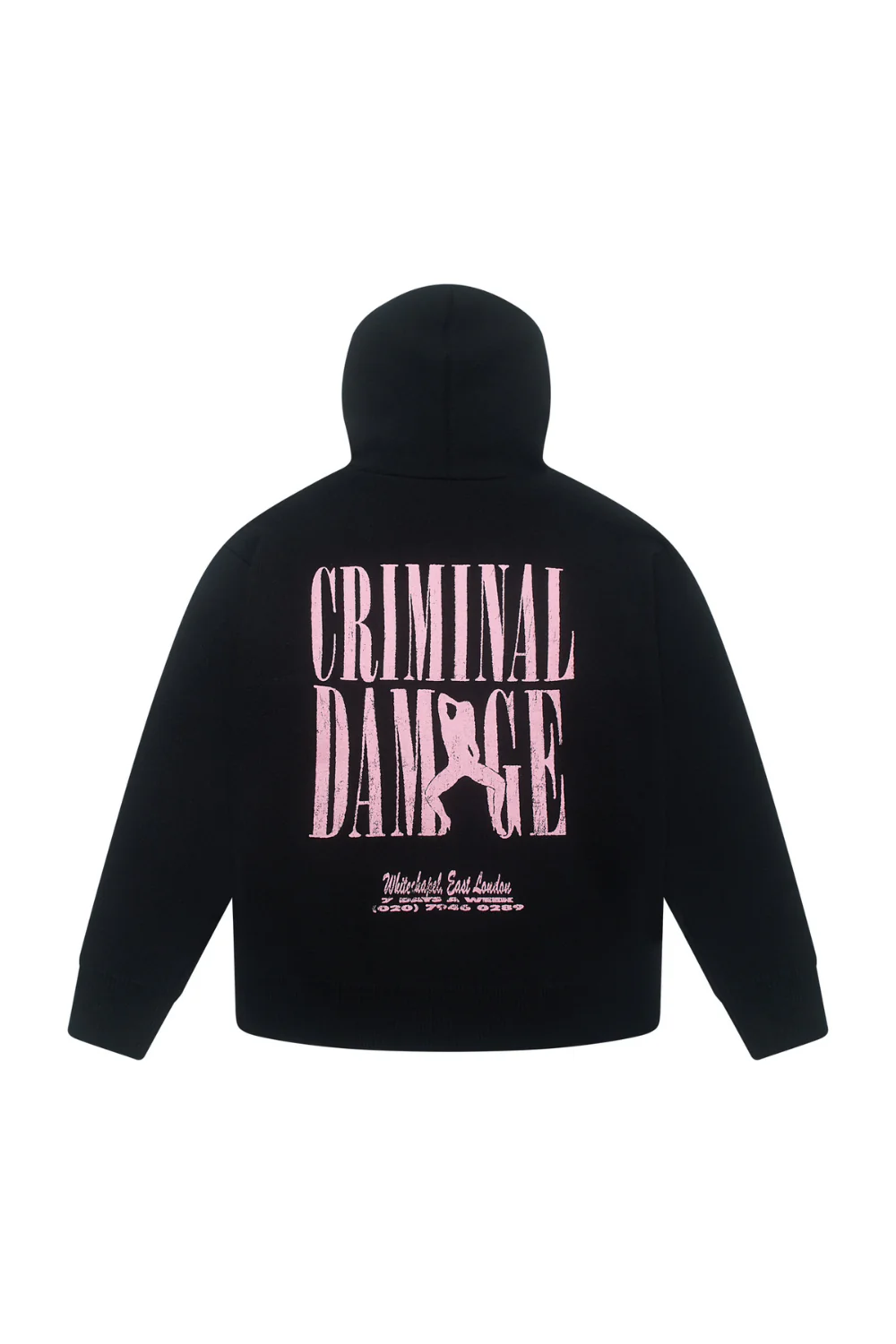 STRIPTEASE KNITTED HOODIE
