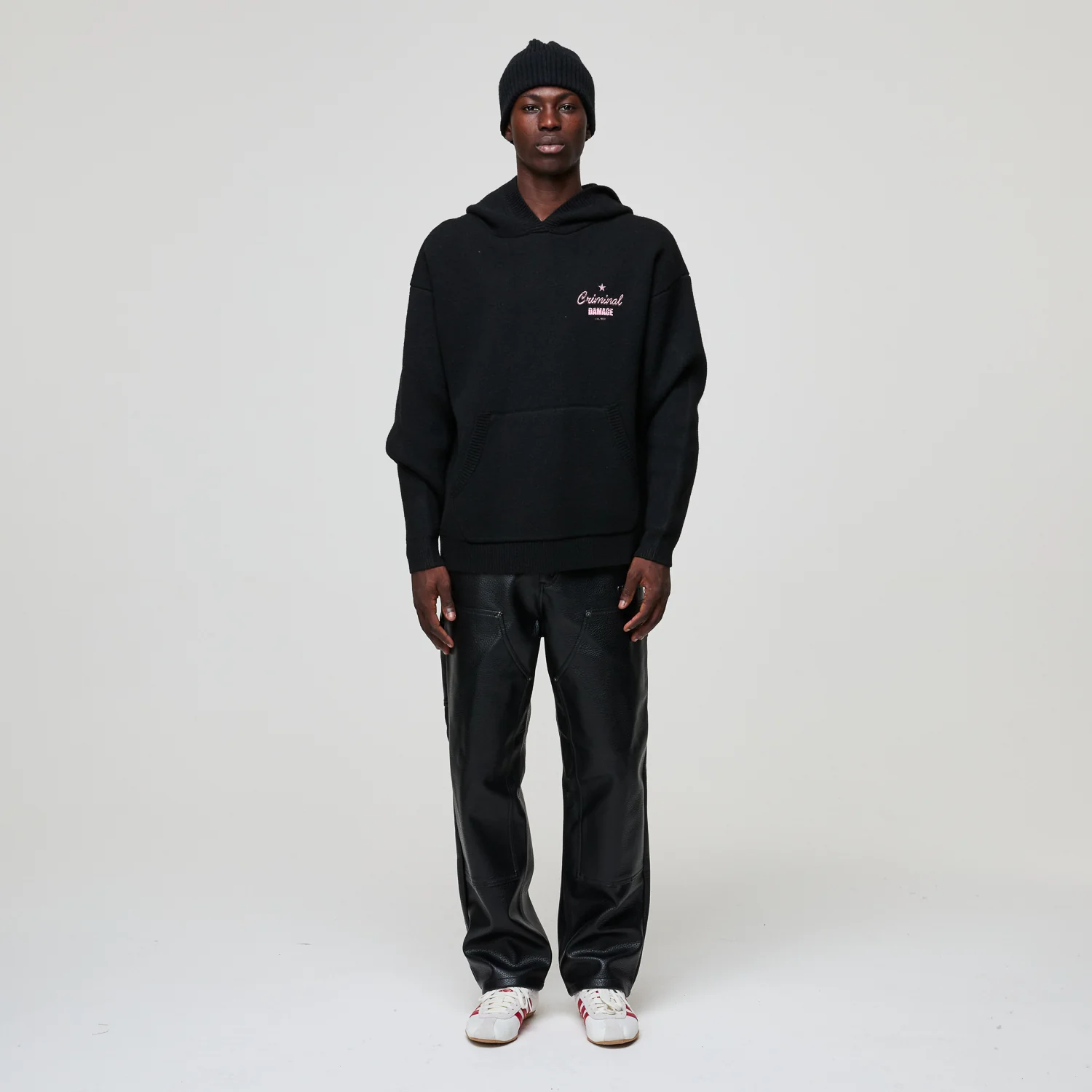 STRIPTEASE KNITTED HOODIE - Image 2