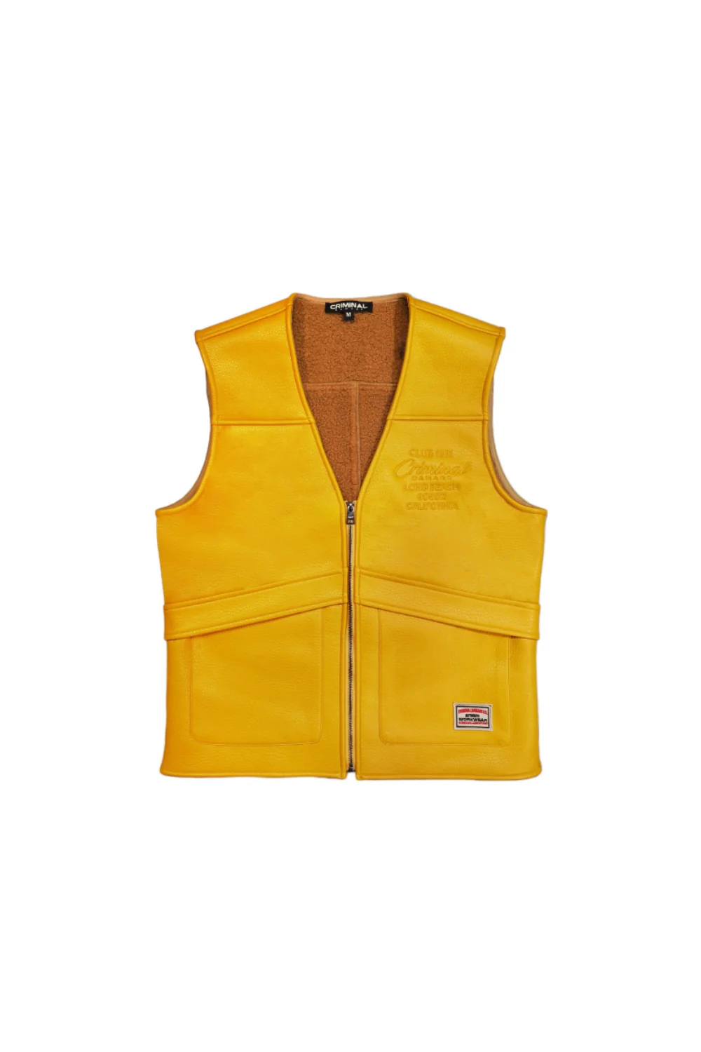 LEATHER CARPENTER VEST