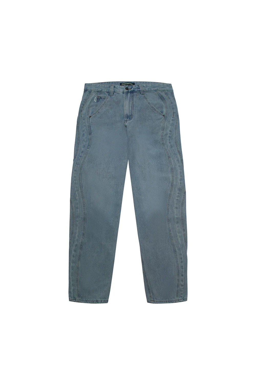WAVY DENIM PANT